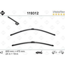 Valeo Ilkeshop Silecek Supurgesi Takimi 600MM / 475MM Bmw E90 E91 Swf