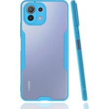 Svoria Store Mey Ithalat®   Mi 11 Lite Kılıf Platin Silikon - Mavi
