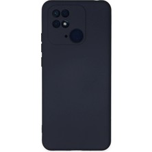 Svoria Store Mey Ithalat®   Redmi 10C Kılıf Nano Içi Kadife Silikon - Lacivert