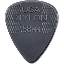 Jim Dunlop 44R.88 Naylon Standart, Koyu GRI.88MM, 72/çanta