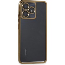 Svoria Store Mey Ithalat®  Realme C53 Kılıf  Lensli Silikon - Gold