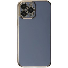 Svoria Store Mey Ithalat®   iPhone 15 Pro Max Kılıf Volet Silikon - Mavi