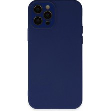 Svoria Store Mey Ithalat®   iPhone 12 Pro Max Kılıf Lansman Glass Kapak - Sky Blue