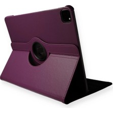 Svoria Store Mey Ithalat®   iPad Pro 11 (2020) Kılıf 360 Tablet Deri Kılıf - Mürdüm