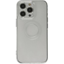Svoria Store Mey Ithalat®   iPhone 14 Pro Kılıf Santa Lens Silikon - Şeffaf