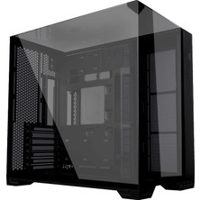 Lian Li O11 Vision Compact Atx Mid-Tower Oyun Pc Kasası - Alüminyum ve Temperli Cam Siyah Pc Kasası