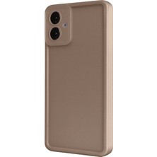 Svoria Store Mey Ithalat®  Samsung Galaxy A07 4g Viera Silikon - Kahverengi