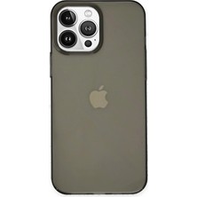 Svoria Store Mey Ithalat®   iPhone 14 Pro Kılıf Pc Sert Şeffaf Kapak - Siyah
