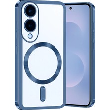 Svoria Store Mey Ithalat®  Samsung Galaxy S25 Edge Kross Magneticsafe Kapak - Sierra Blue