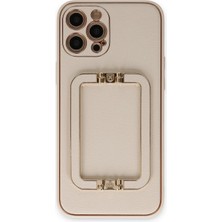 Svoria Store Mey Ithalat®   iPhone 12 Pro Kılıf Coco Elit Kapak - Gold