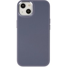 Svoria Store Mey Ithalat®   iPhone 14 Plus Kılıf Asya Deri Silikon - Mor