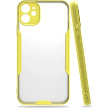 Svoria Store Mey Ithalat®   iPhone 11 Kılıf Platin Silikon - Sarı