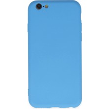 Svoria Store Mey Ithalat®   iPhone 6 Plus Kılıf Nano Içi Kadife Silikon - Mavi