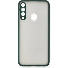 Svoria Store Mey Ithalat®  Huawei Y6P Kılıf Montreal Silikon Kapak - Yeşil