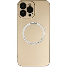 Svoria Store Mey Ithalat®   iPhone 14 Pro Max Kılıf Jack Magneticsafe Lens Silikon - Gold