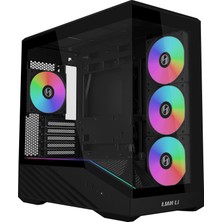 Lian Li Vector V100RMIX Mini Siyah M-Atx Mini-Tower Kasa (G99.V100RMIX.00)