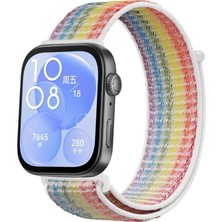 Dmay Huawei Watch Fit 5 / Fit 5 Pro Uyumlu Nefes Alan Kumaş Hasır Cırt Cırt Kordon