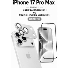 AHK Tekno Iphone 17 Pro Max Taşli Kamera Koruyucu+ Ekran Koruyucu Set
