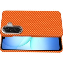 Svoria Store Mey Ithalat®  Samsung Galaxy A56 Vega Magsafe Kapak - Turuncu