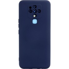 Mey Ithalat®  Tecno Camon 16 Kılıf Nano Içi Kadife Silikon - Lacivert
