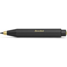 Kaweco 10000780 Skyline Clutch Mekanik Kurşun Kalem, 3.2 mm Uç Siyah