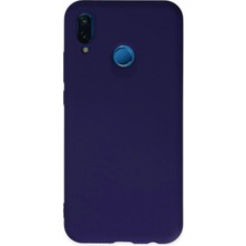 Mey Ithalat®  Huawei P20 Lite Kılıf Nano Içi Kadife Silikon - Mor