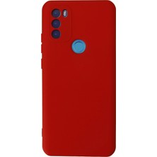 Mey Ithalat®  General Mobile Gm 21 Plus Kılıf Nano Içi Kadife Silikon - Kırmızı