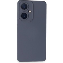 Mey Ithalat®  Vivo Y27 Kılıf Nano Içi Kadife Silikon - Gri
