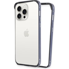 Mey Ithalat®   iPhone 15 Pro Land Bumper Koruma Kapak - Lacivert