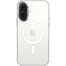 Mey Ithalat®   iPhone 16 Plus Kılıf Pc Real Magsafe Kapak - Şeffaf