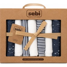 Sebi Prime Müslin Bebek Ağız Mendili 7’li Set