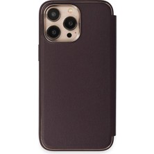 Mey Ithalat®   iPhone 14 Pro Kılıf Dolpin Kapaklı - Derin Mor