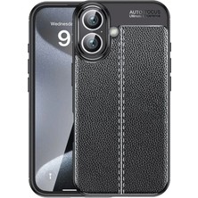 Mey Ithalat®   iPhone 16 Kılıf Auto Focus Kapak - Siyah