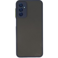Mey Ithalat®  Samsung Galaxy M13 Kılıf Montreal Silikon Kapak - Lacivert