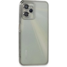 Mey Ithalat®  Realme C35 Kılıf  Lensli Silikon - Gümüş