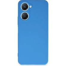 Mey Ithalat®  Vivo Y18 Kılıf First Silikon - Mavi