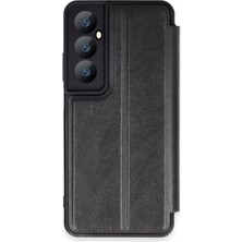 Mey Ithalat®  Realme C65 Kılıf Flip Cover - Siyah