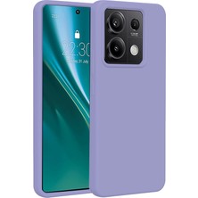 Mey Ithalat®   Redmi Note 13 Pro 5g Kılıf First Silikon - Lila