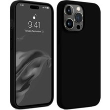 Mey Ithalat®   iPhone 15 Pro Max Kılıf First Silikon - Siyah