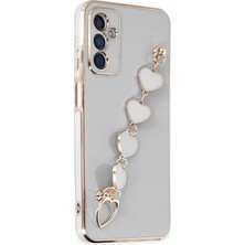 Mey Ithalat®  Samsung Galaxy A14 4g Kılıf Esila Silikon - Beyaz
