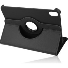 Mey Ithalat®   iPad Mini 6 Kılıf 360 Tablet Deri Kılıf - Siyah