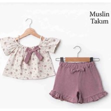 Ecoo Kız Çocuk Müslin Günlük Takım