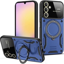Mey Ithalat®  Samsung Galaxy A15 4g Kılıf Joy Lens Standlı Kapak - Lacivert