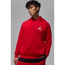 Nike Jordan Jumpman Fleece Hoodie Erkek Kırmızı Spor Sweatshrit