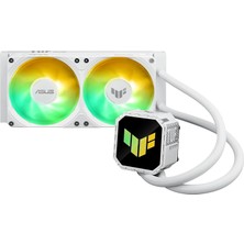 Asus Tuf Gaming Lc Iii 240 Argb Aura Sync Rgb 120MM*2 Adreslenebi̇li̇r Rgb Fan Cpu Sivi Soğutucusu B