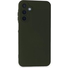 Mey Ithalat®  Samsung Galaxy A25 5g Kılıf Nano Içi Kadife Silikon - Koyu Yeşil