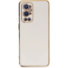 Mey Ithalat®  One Plus 9 Pro Kılıf Volet Silikon - Beyaz