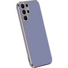 Mey Ithalat®  Samsung Galaxy S25 Ultra Kılıf Volet Silikon - Mavi