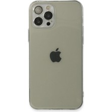Mey Ithalat®   iPhone 12 Pro Max Kılıf Fly Lens Silikon - Şeffaf