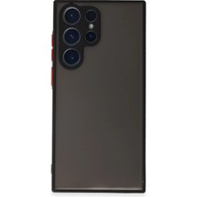Mey Ithalat®  Samsung Galaxy S23 Ultra Kılıf Montreal Silikon Kapak - Siyah